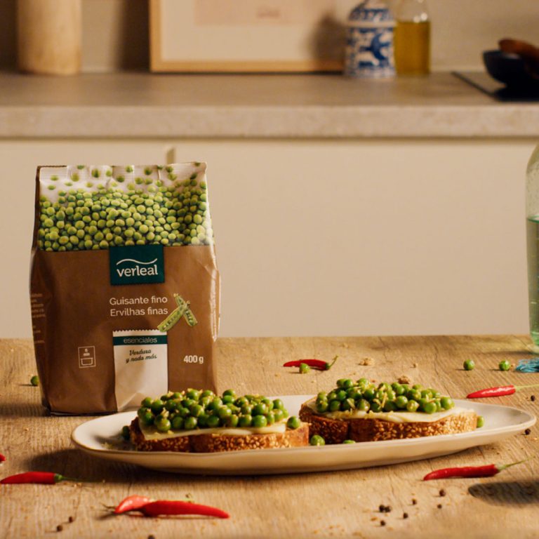 Receta de Tota de guisantes de Verleal