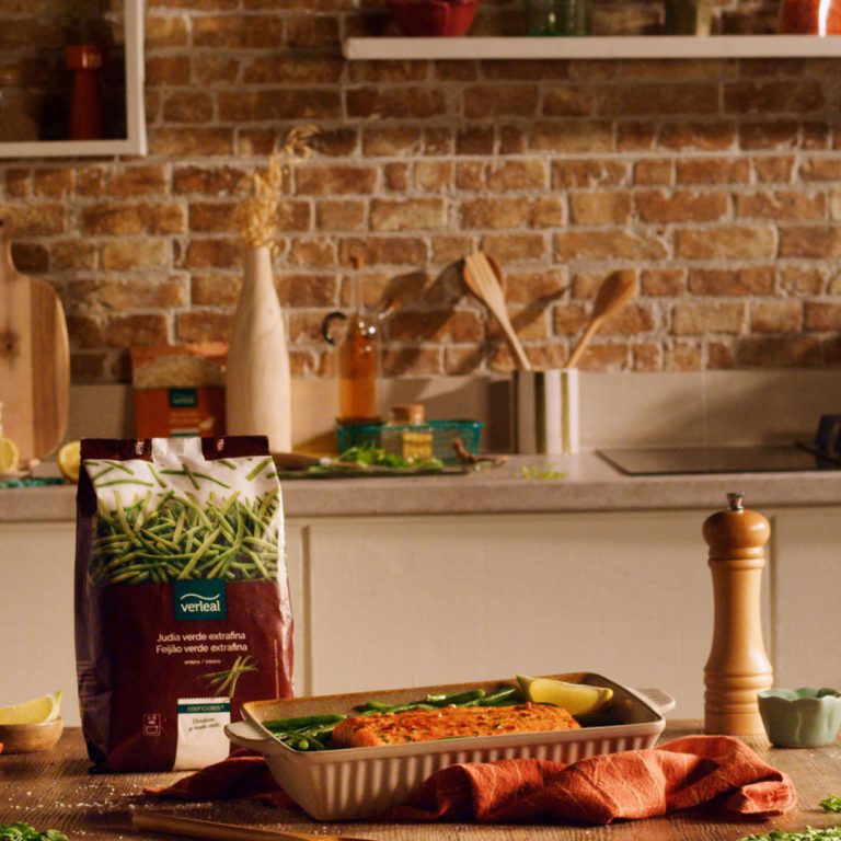 Receta de Salmón con judías verdes de Verleal