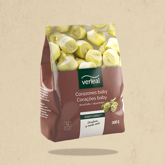 Corazones de alcachofas baby de Verleal