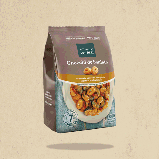 Gnocchis de boniato de Verleal