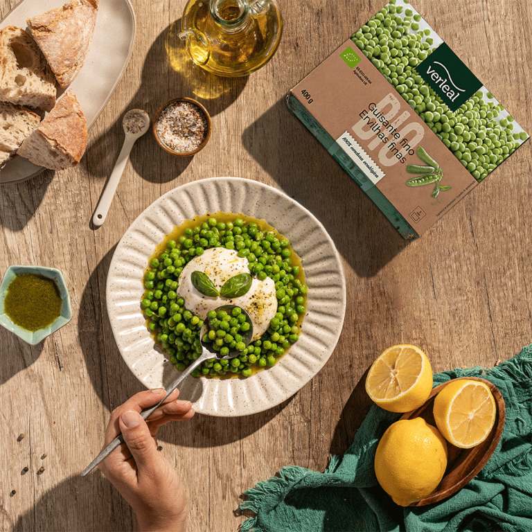 Receta de Guisante fino Bio de Verleal