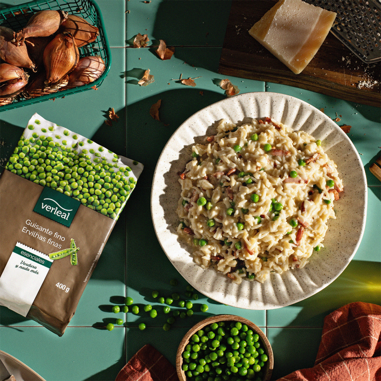 Receta con pack de esenciales de Guisante fino de Verleal