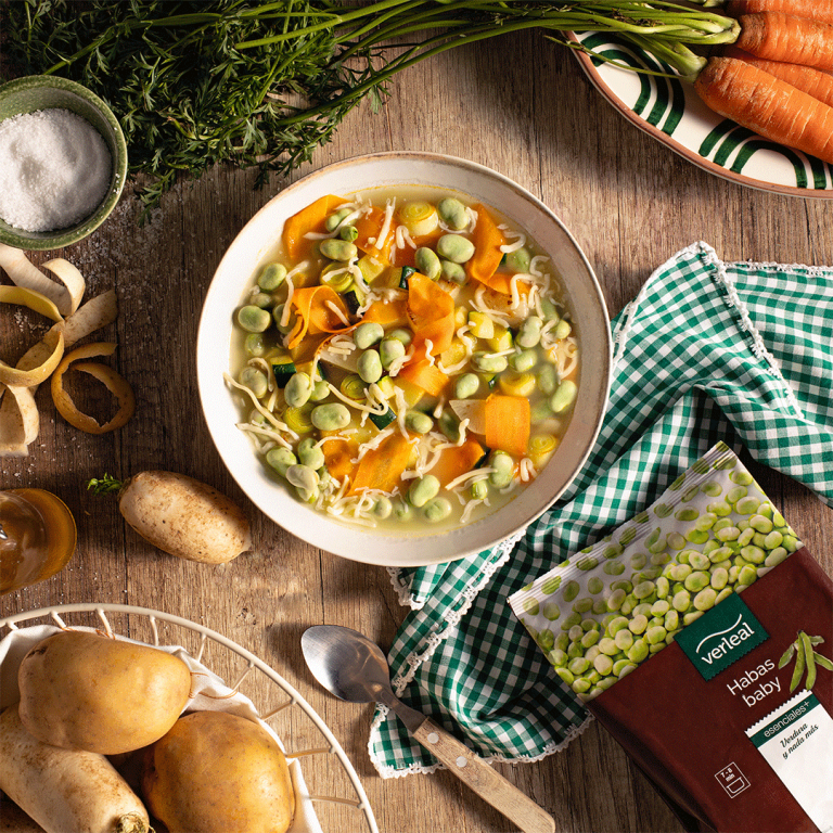Receta de Habas baby de Verleal