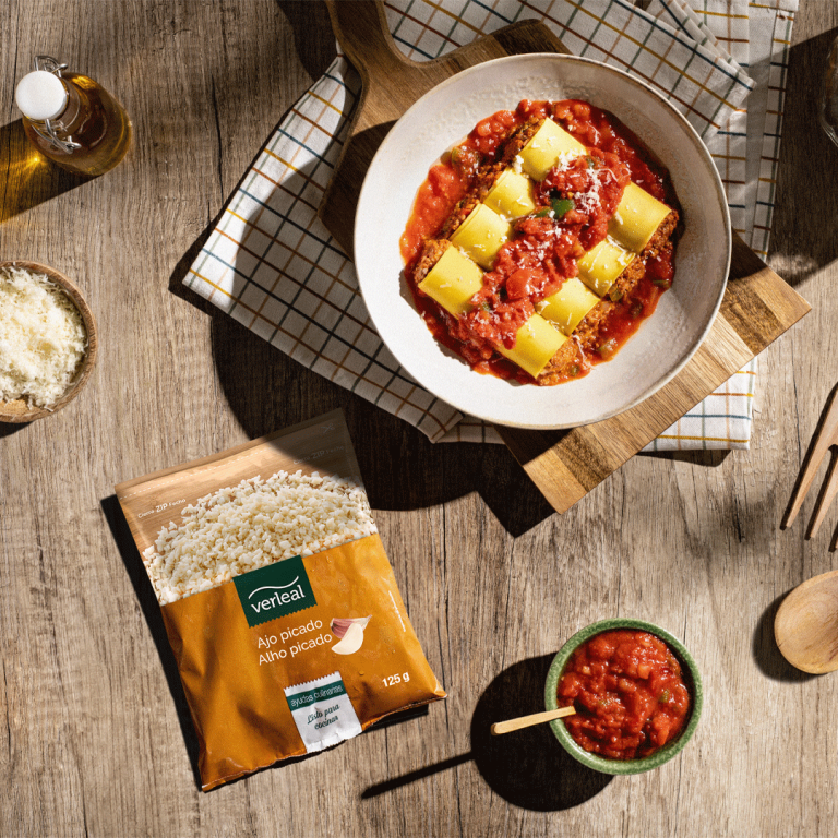 Receta con Ajo picado de Verleal