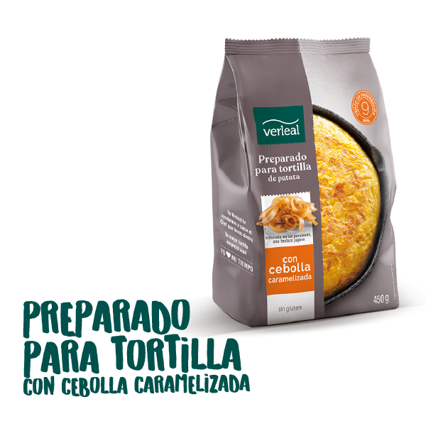 Pack de tortilla de patata con cebolla caramelizada de Verleal