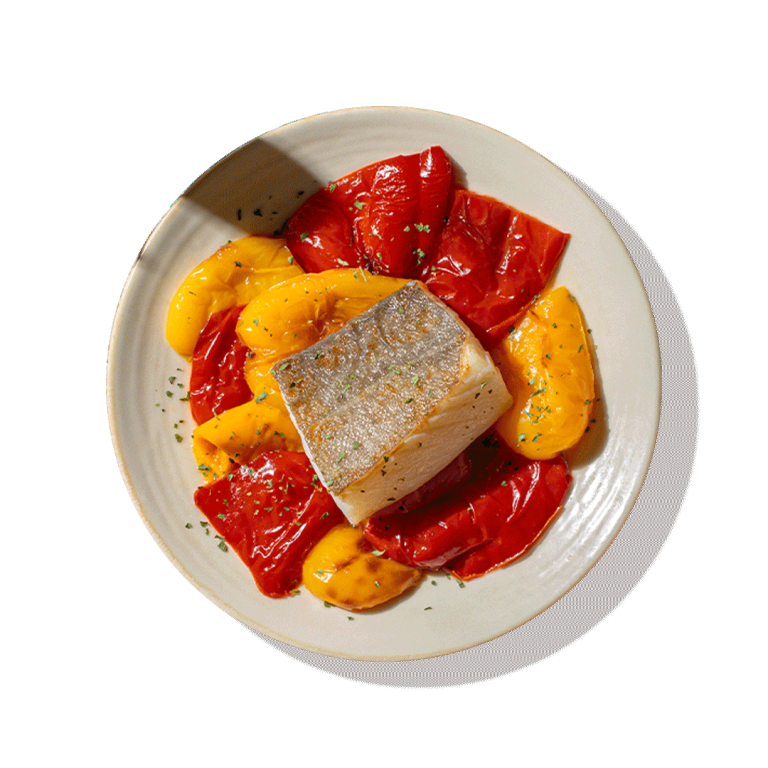 Plato con Pimientos asados de Verleal