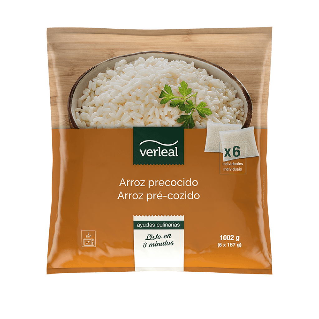 Pack de arroz precocido de Verleal