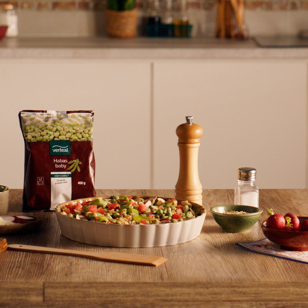 Receta con Habas baby de Verleal