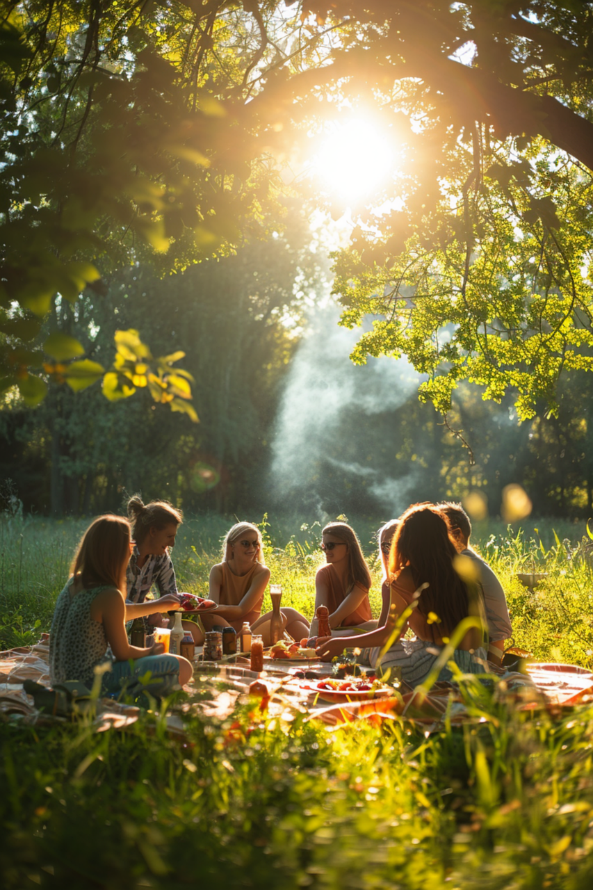 Picnic con amigos
