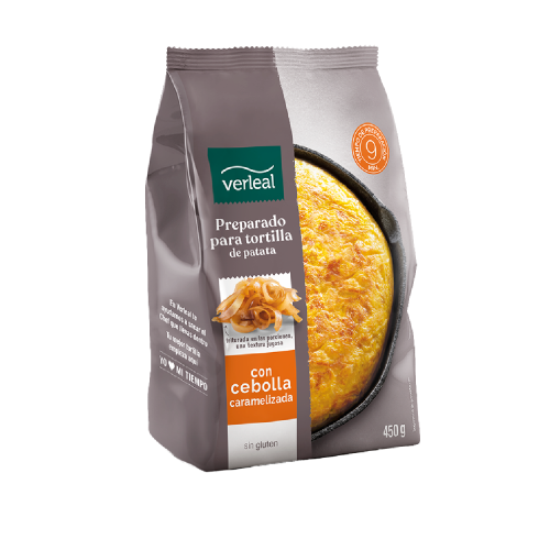 Pack preparado de tortilla de patata con cebolla caramelizada de Verleal