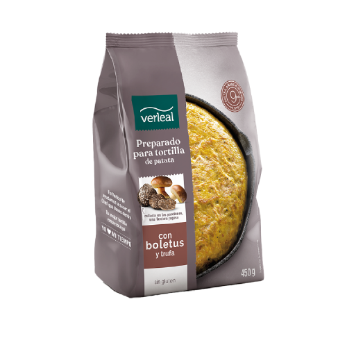 Pack preparado para tortilla de patata con boletus y trufa de Verleal