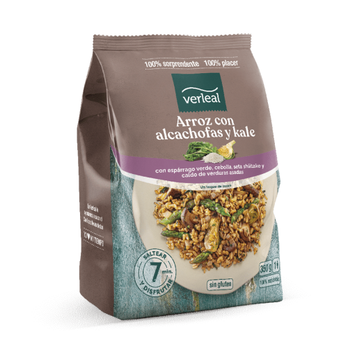 Pack de Arroz con alcachofas y kale de Verleal